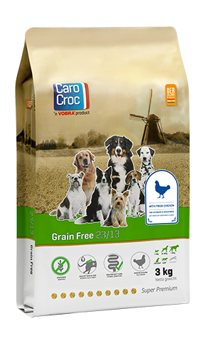 CaroCroc Dog Grain Free with Fresh chicken