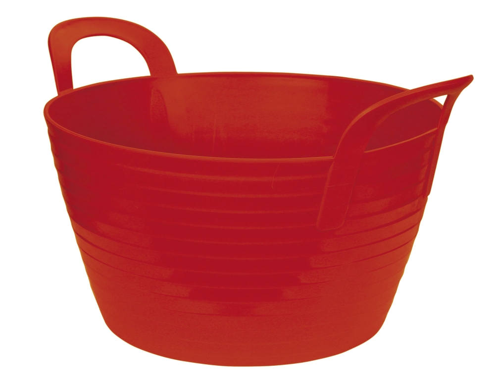 FlexBag flexible trough,  ca. 12 litre, red