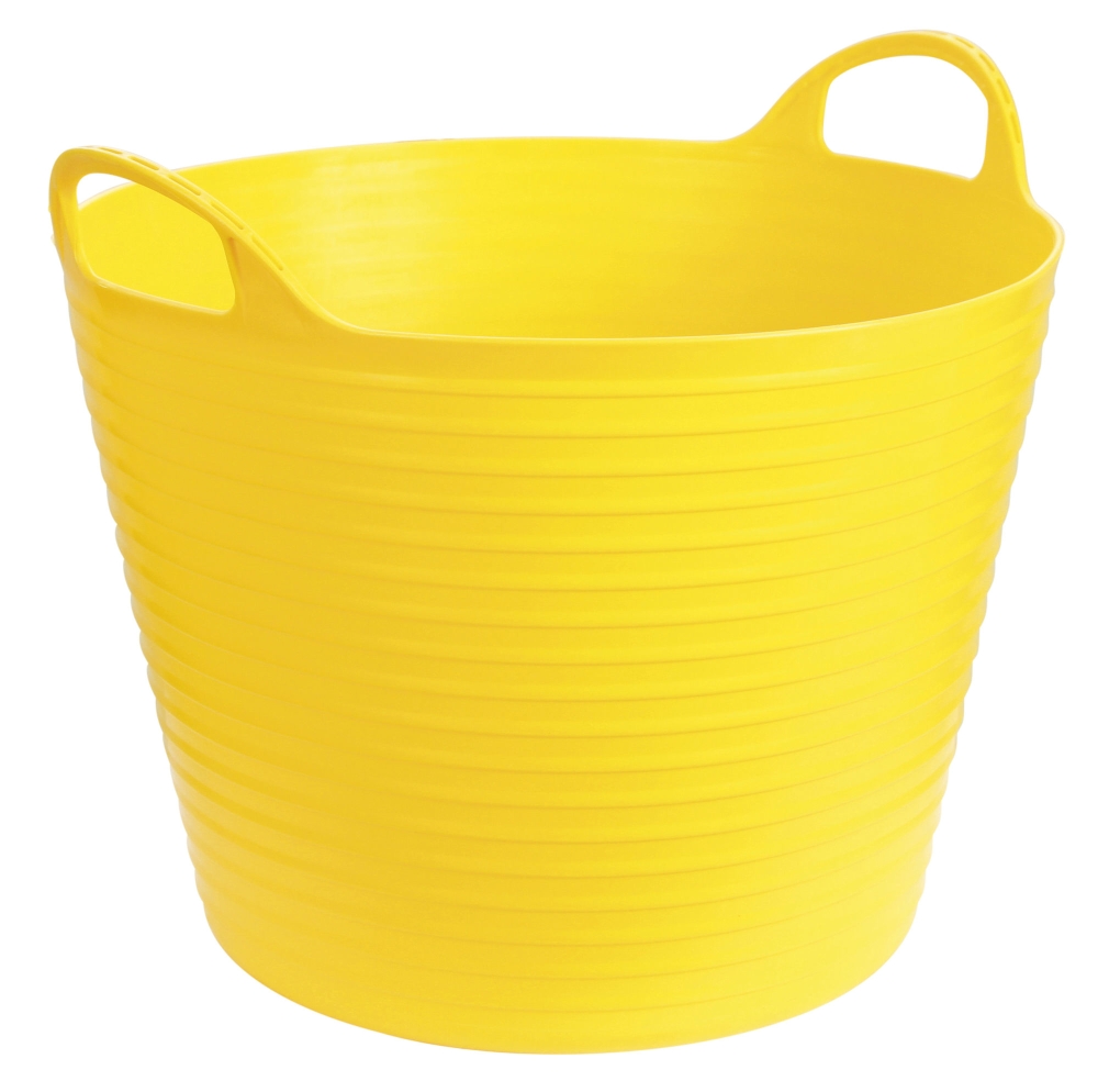 FlexBag flexible trough,  ca. 28 litre, yellow