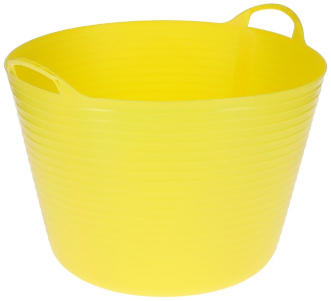 FlexBag flexible trough,  ca. 42 litre, yellow