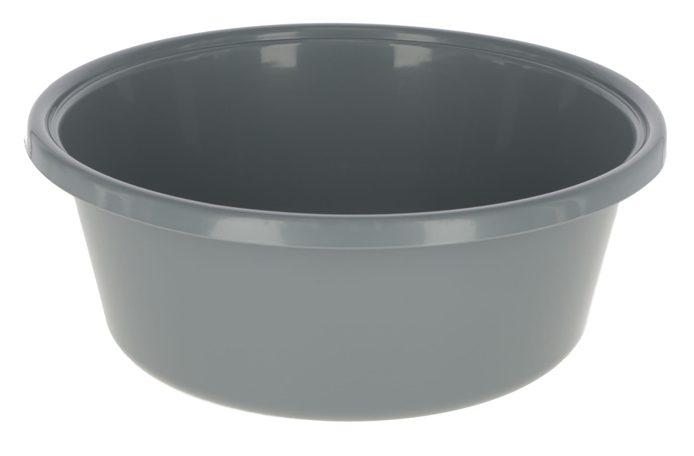 Feeding bowl, grey, 6 l