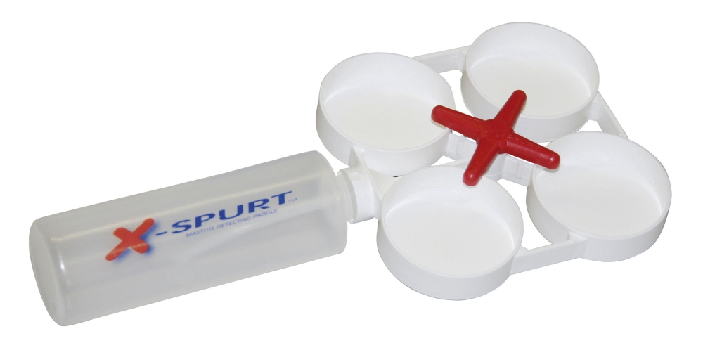 Mastitis-tester X-Spurt (schijf compl. met houder)