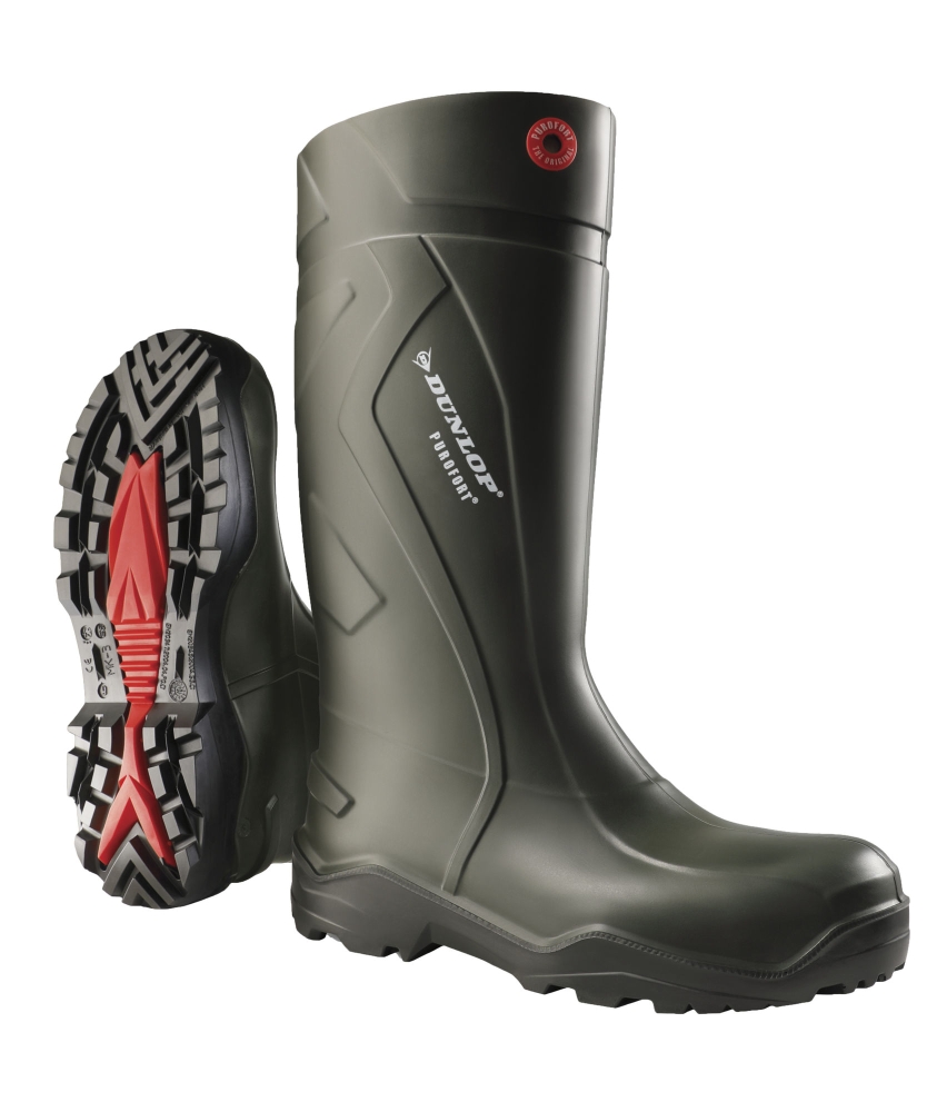 Safety boot Dunlop Purofort+S5 size 36, green/black