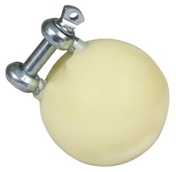 [KER_221420] Biting ball, Ø 55 mm,  stainless steel shackle