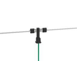 [KER_27328] TitanNet, 50 m, white/green 108 cm, Double Prong