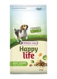 Happy Life dinnermix met kip volwassen hond