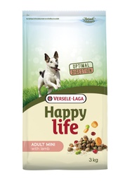 Happy Life voeding met lam voor kleine volwassen hond